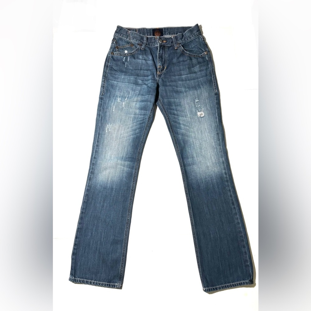 Rock & Republic Men's Henlee Jeans Bootcut Western Distressed Size 30x34